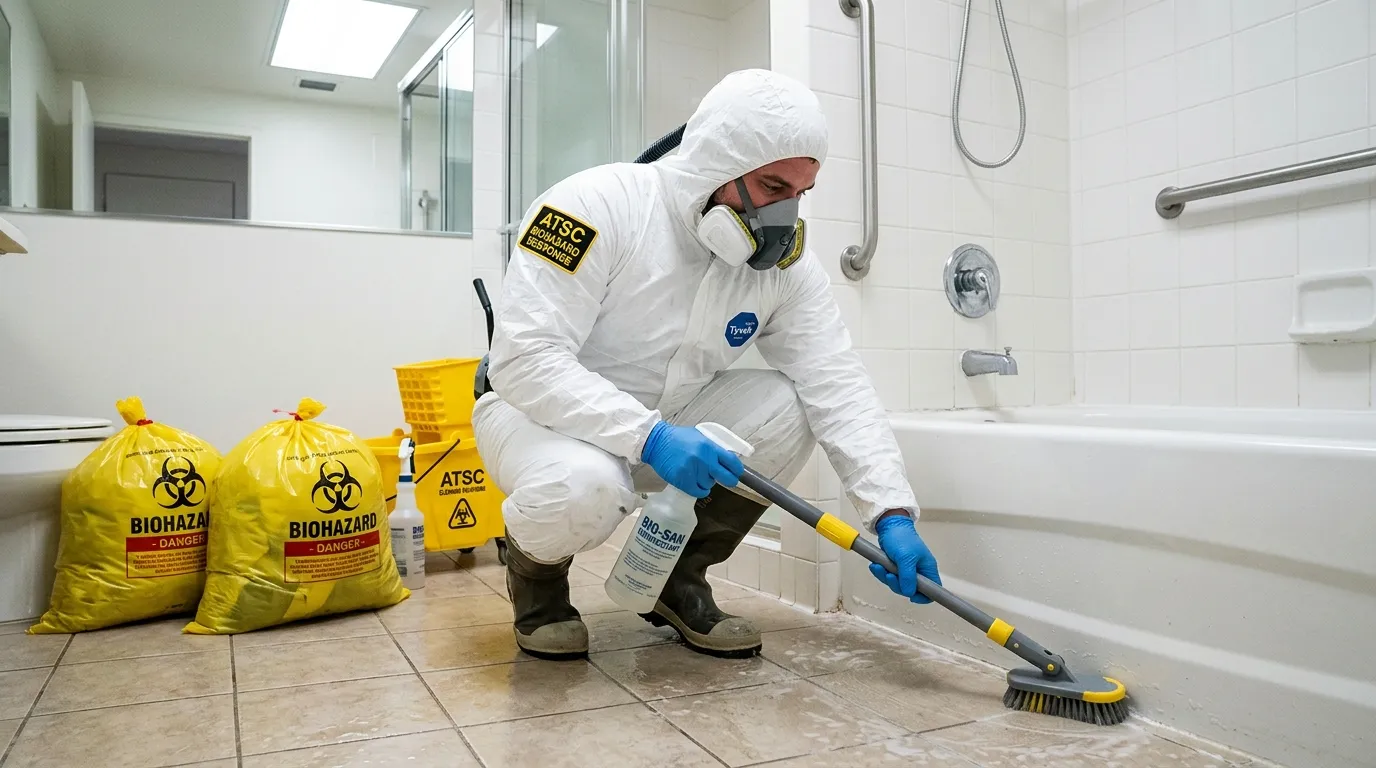 Decontamination equipment deployed for Blood Cleanup in Sallisaw